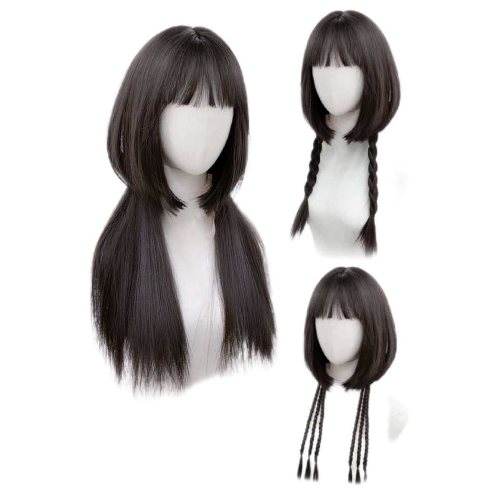 TS343 full wig jellyfish haircut (short 29cm) long 70 cm