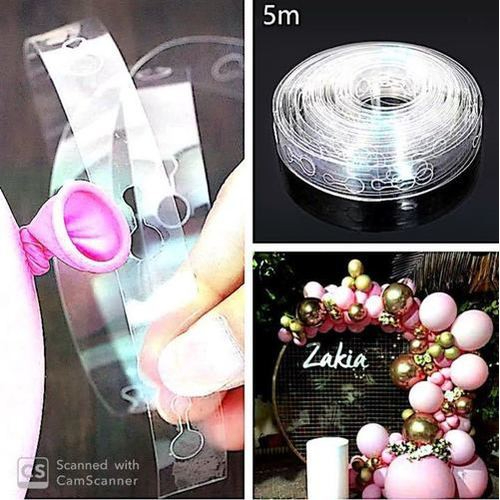 Pengait Balon PVC Stripe Alat Penggabung Balloon Baloon Party Stuff Alat Perlengkapan Peralatan Pest