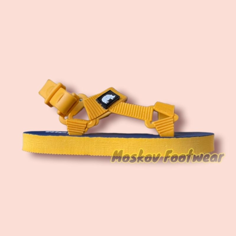 Sandal Munims Kids Baby Tali Sendal Anak Laki Laki Perempuan Mix Yellow