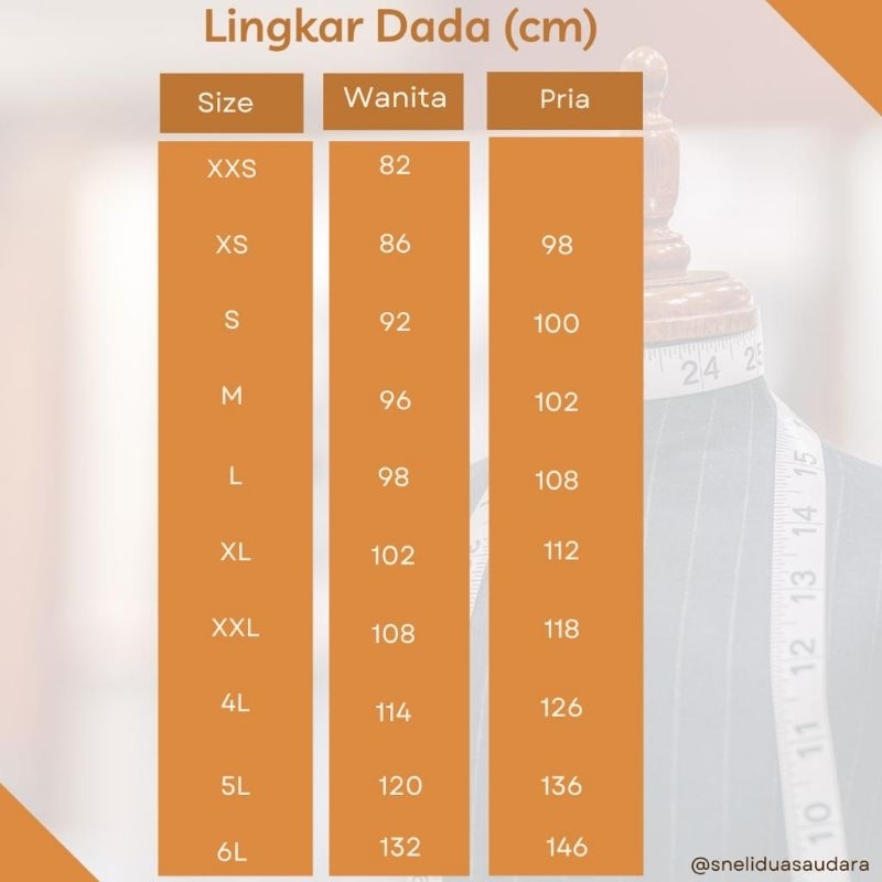 JAS DOKTER/SNELI PRIA LENGAN PDK &amp; PJG ORI DUA SAUDARA