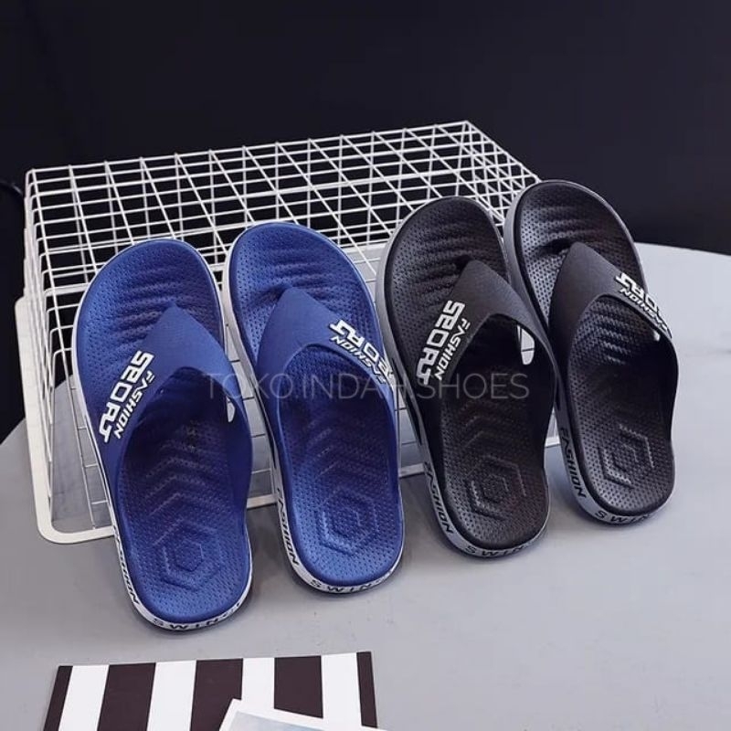 Sandal Karet Pria Sandal Jepit Sport Pria Sendal Cowok Pria Kekinian Sandal Pria Anti Slip Trendy