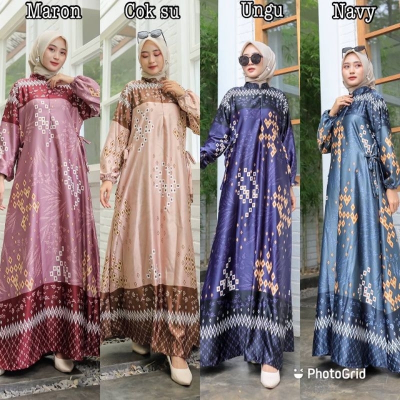 gamis maxmara silk premium/ gamis terbaru / gamis murah / gamis kekinian / gamis wanita