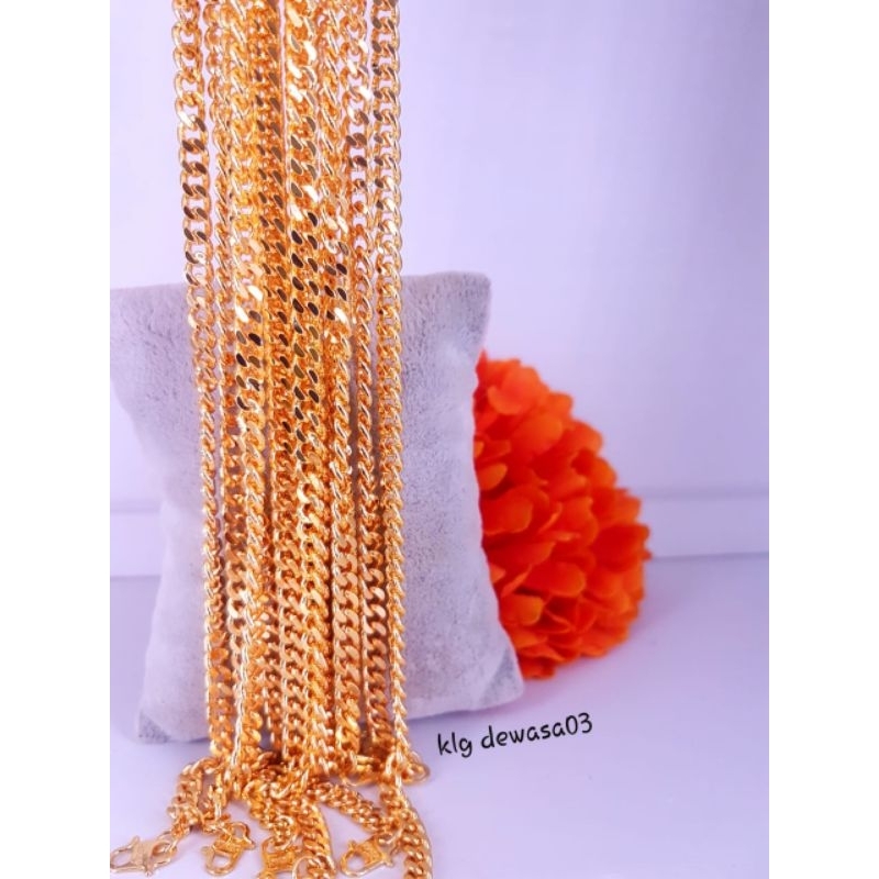 Rantai kalung xuping berlapis emas24k
