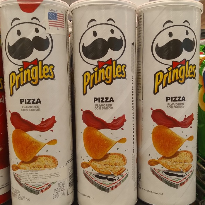 

pringles chips pizza flavored corn sabor 158gr | snack | chiki | makanan