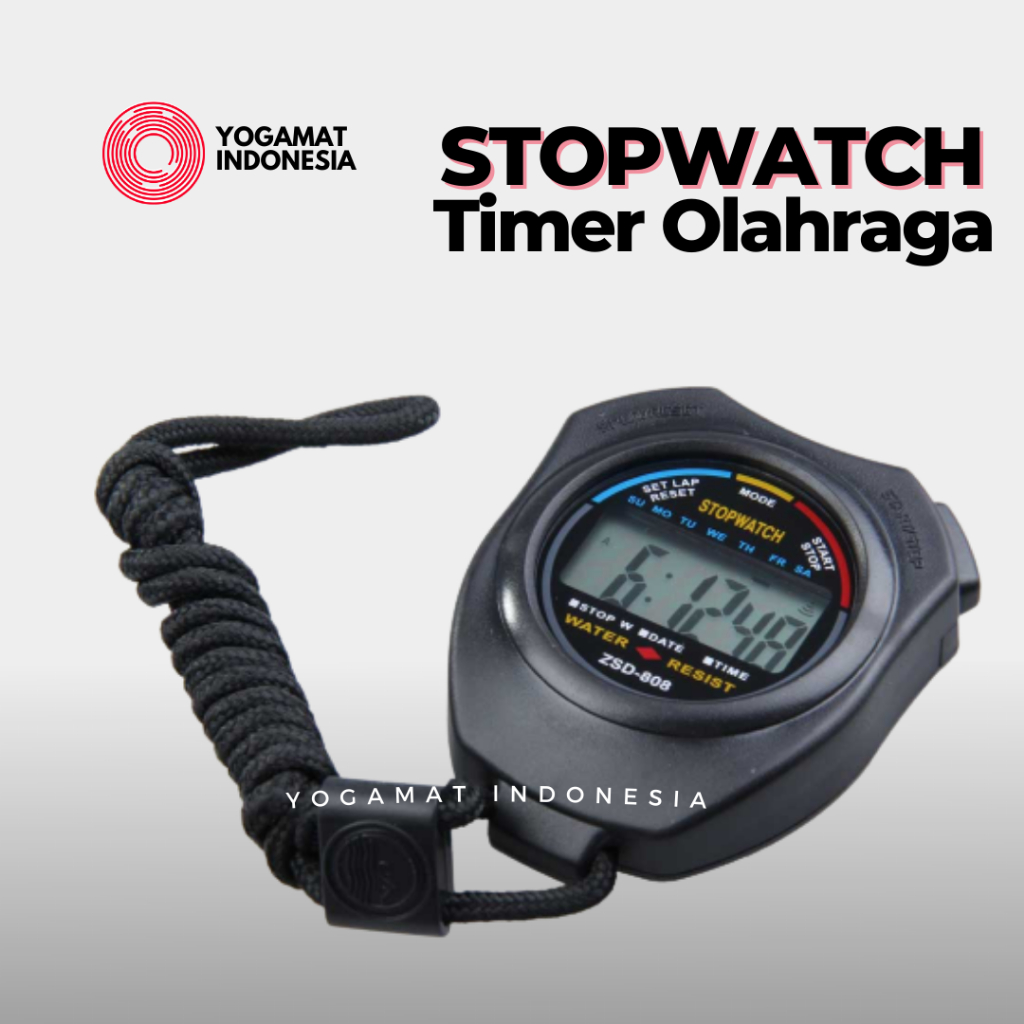 Stopwatch timer digital / Stopwatch Olahraga Waterproof Outdoor