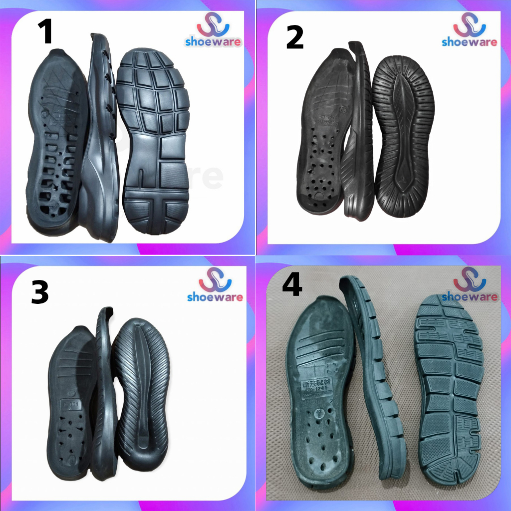 PROMO OUTSOLE HITAM BLACKY OUTSOL SEPATU SOL