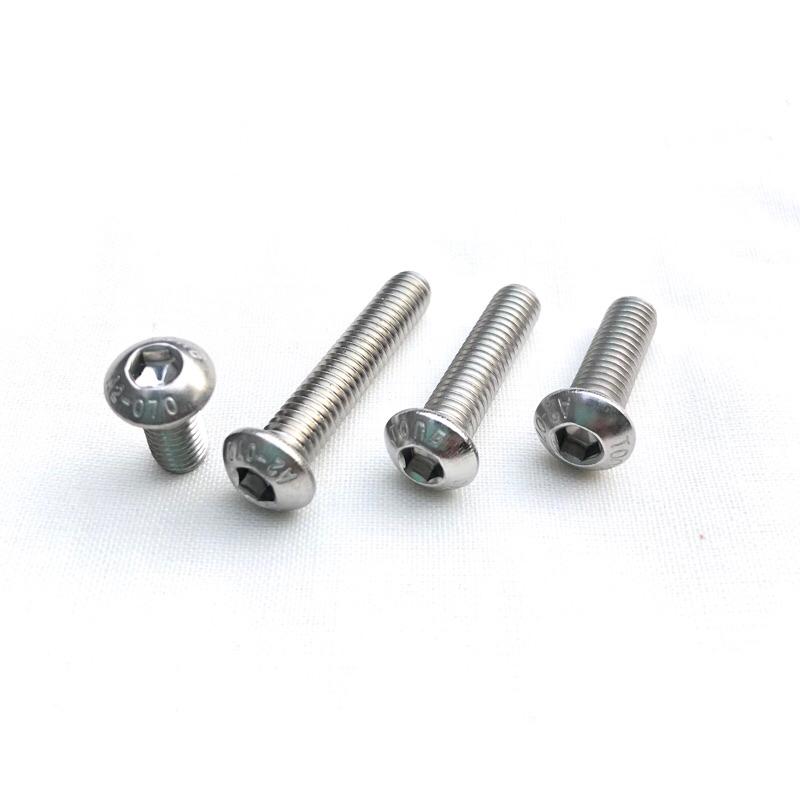 Baut L Button M6 x 60 (6 cm) Stainless Steel 304/ Drat 10 /Kunci L 4/ Baut Payung