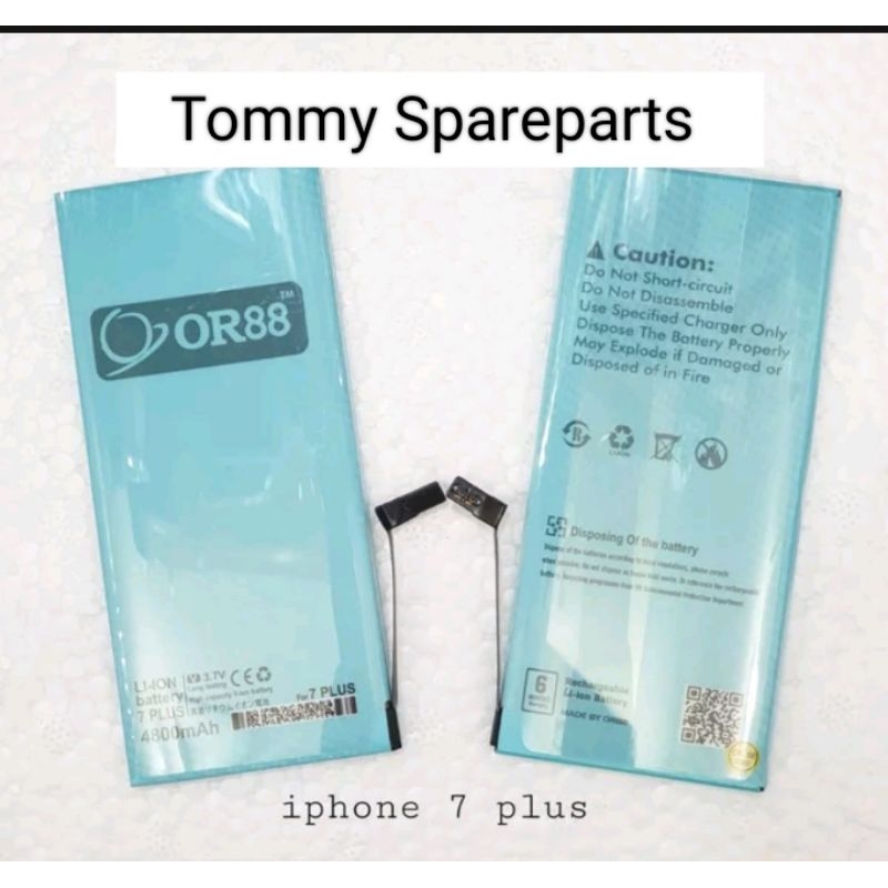 BATERAI BATRE BATERE BATTERY IPHONE 7 PLUS ORIENS88 DOUBLE POWER ORIENS88