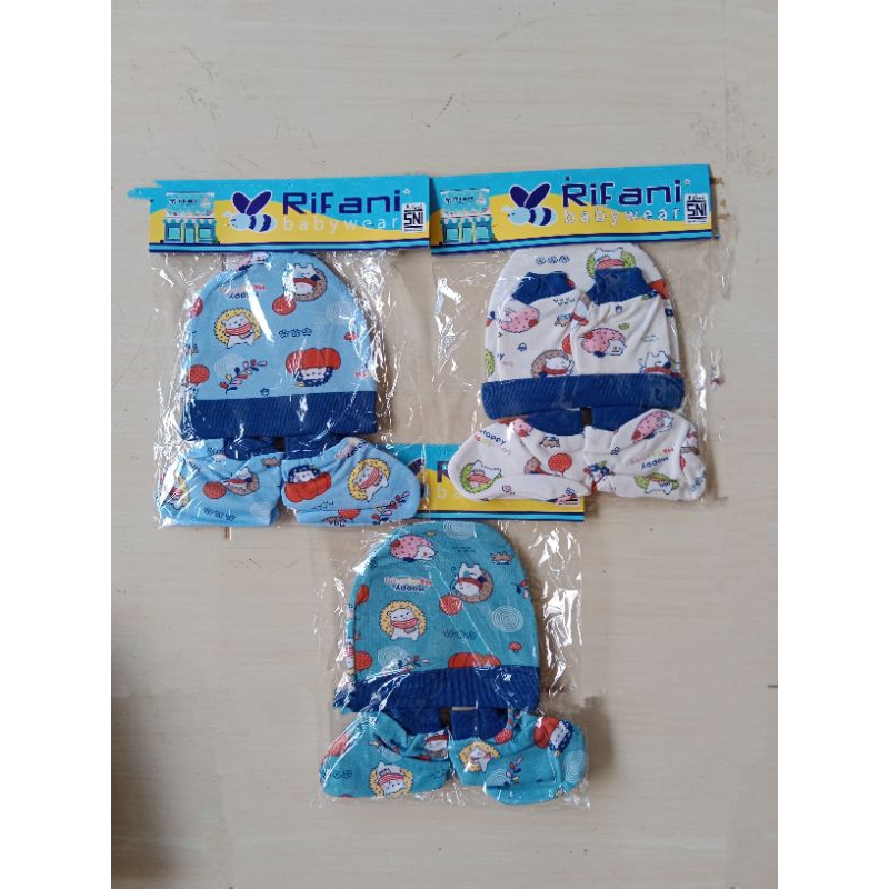 Topi set Rifani / Topi set bayi rifani