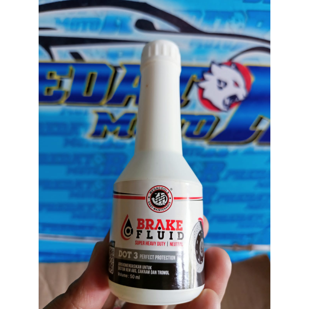CAIRAN MINYAK REM MOTOR ABS CAKRAM TROMOL MEGACOOLS BRAKE FLUID CLEAR 50ML