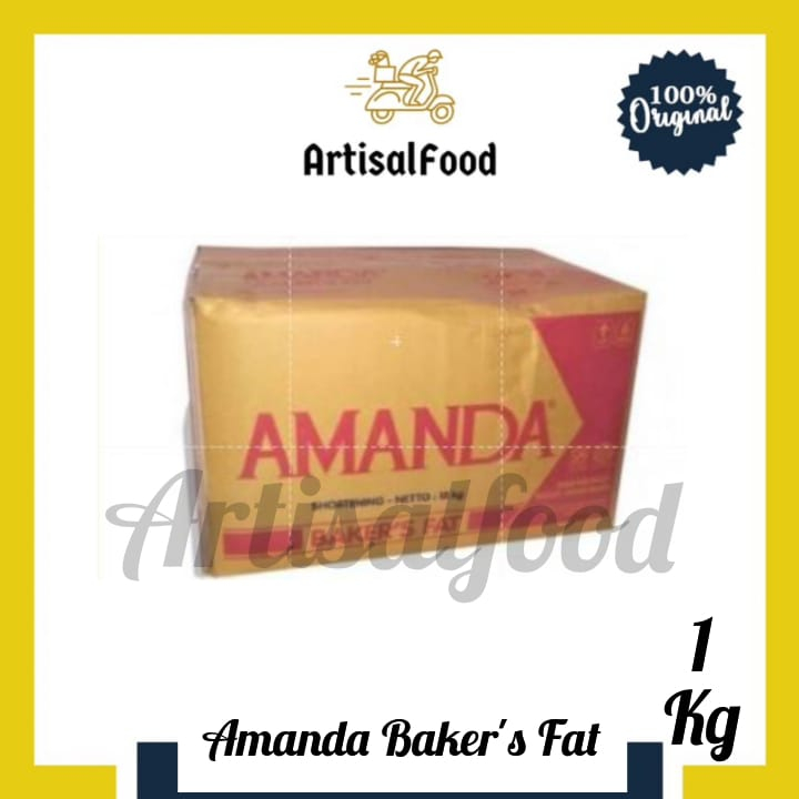 

margarin AMANDA PUTIH BAKER'S FAT 1 kg shortening