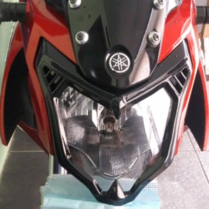 TOPENG LIS LAMPU COVER LAMPU DEPAN VIXION NEW NVA 2015 - 2017