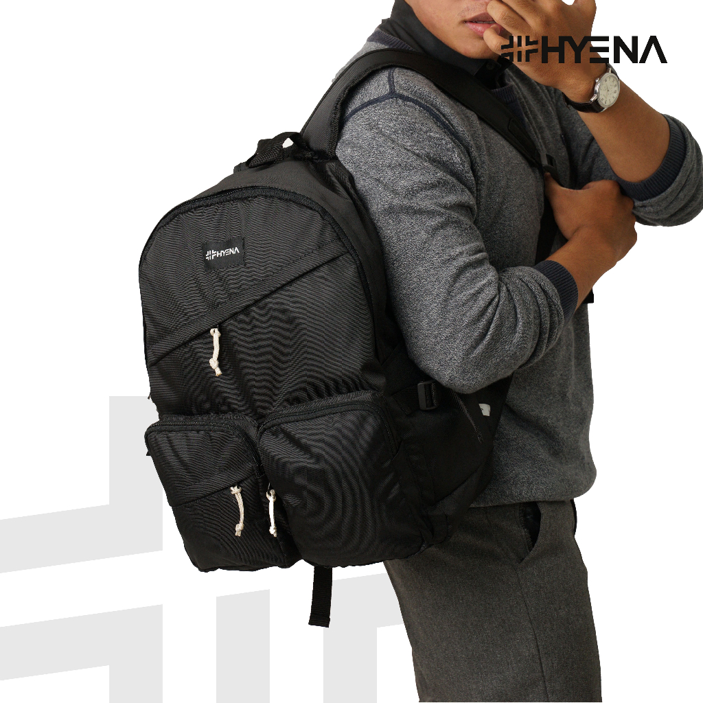 Hyena - Backpack Colyn Series Tas Punggung Tas Ransel Unisex Tas Laptop Tas Sekolah Tas Kuliah Pria Wanita (DD22)