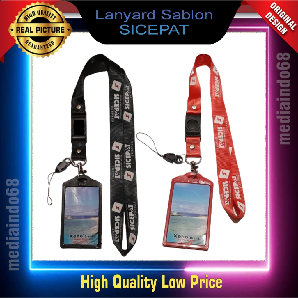 

Siicepat Lanyard / Tali Gantungan ID Card - Strap ID, HP/Flashdisk (Paket Lengkap Murah)