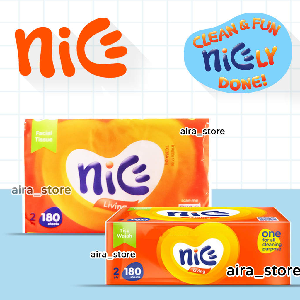 Nice Facial Tissue - 180 Sheet / 2 Ply