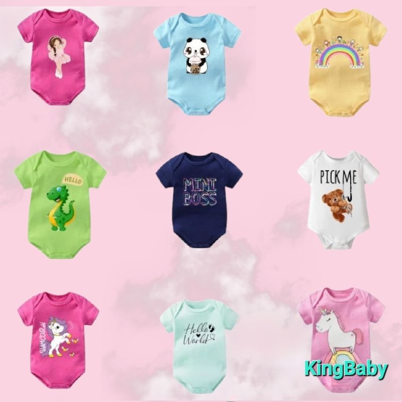 Jumper bayi LENGAN PENDEK Fashion BERMOTIF