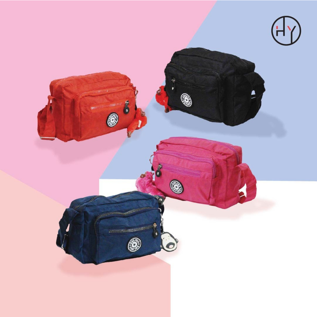 Selempang Wanita Korean Style Bahan Impor Ukuran Kecil Tas Bahu Shoulder Bag - HYBRAND DN70