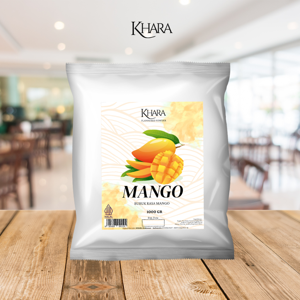 

Bubuk Minuman Rasa Mango 1kg - Khara Mango Flavoured Powder