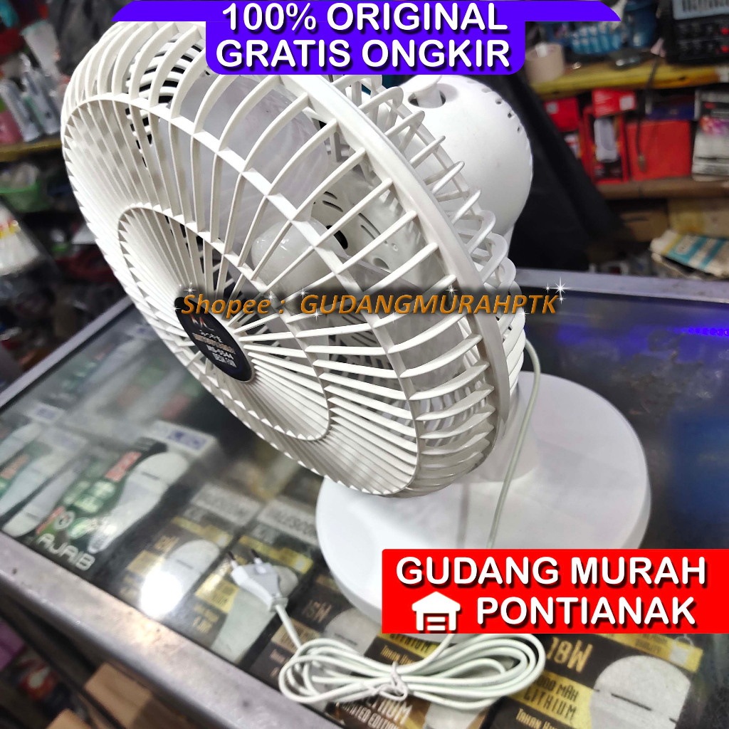 Desk Fan Kipas Angin Meja 9 Inch Mitsuyama MS 5544 Angin Kencang dan Kuat