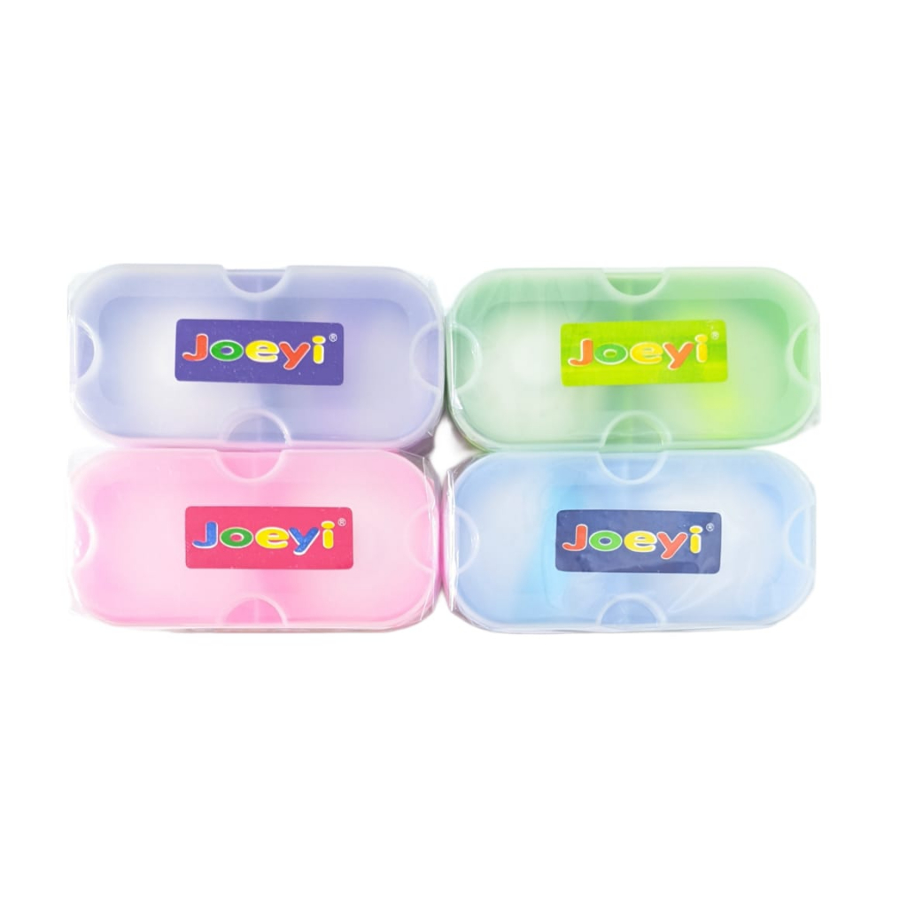 Tempat Bedak Bayi JOEYI 2 in 1 Anti Pecah Powder Case Baby isi 2 Puff | Single isi 1 Puff Wadah Bedak Bayi Perlengkapan Bayi