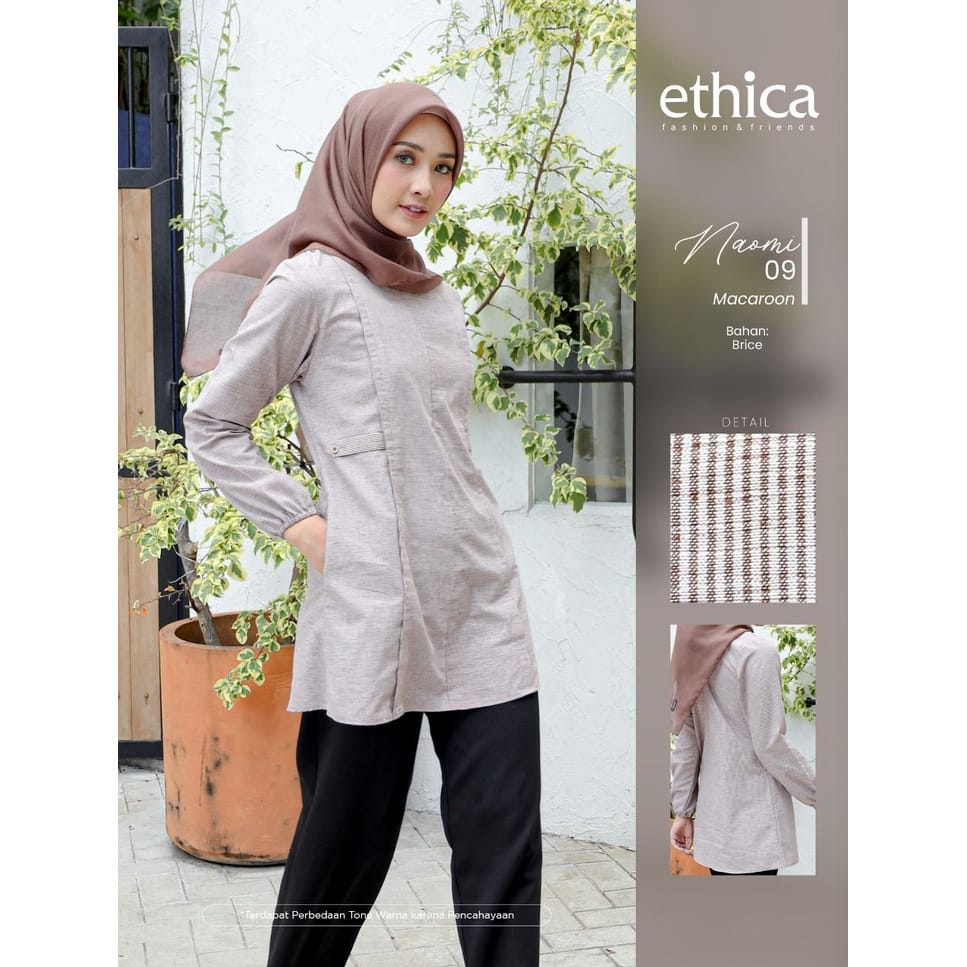 Atasan Naomi 09 by ETHICA / BLOUSE WANITA / TUNIK KEKINIAN / ATASAN WANITA / ATASAN ETHICA