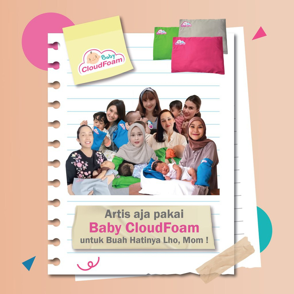 Baby Cloudfoam Bantal Dot Baby Bottle Holder