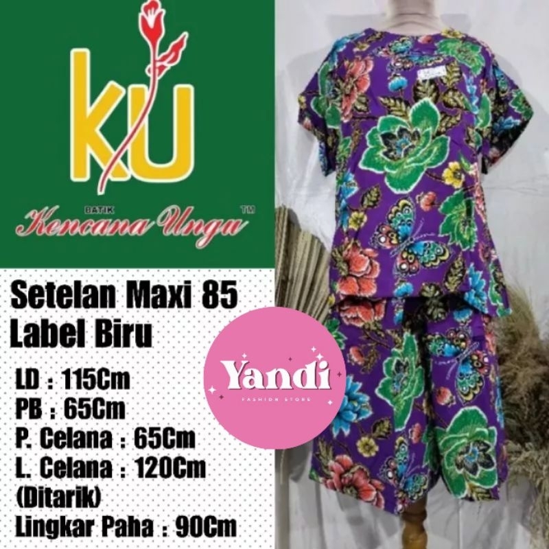 KENCANA UNGU ORI  STELAN / MAXI 85 LD 115 CM LABEL BIRU