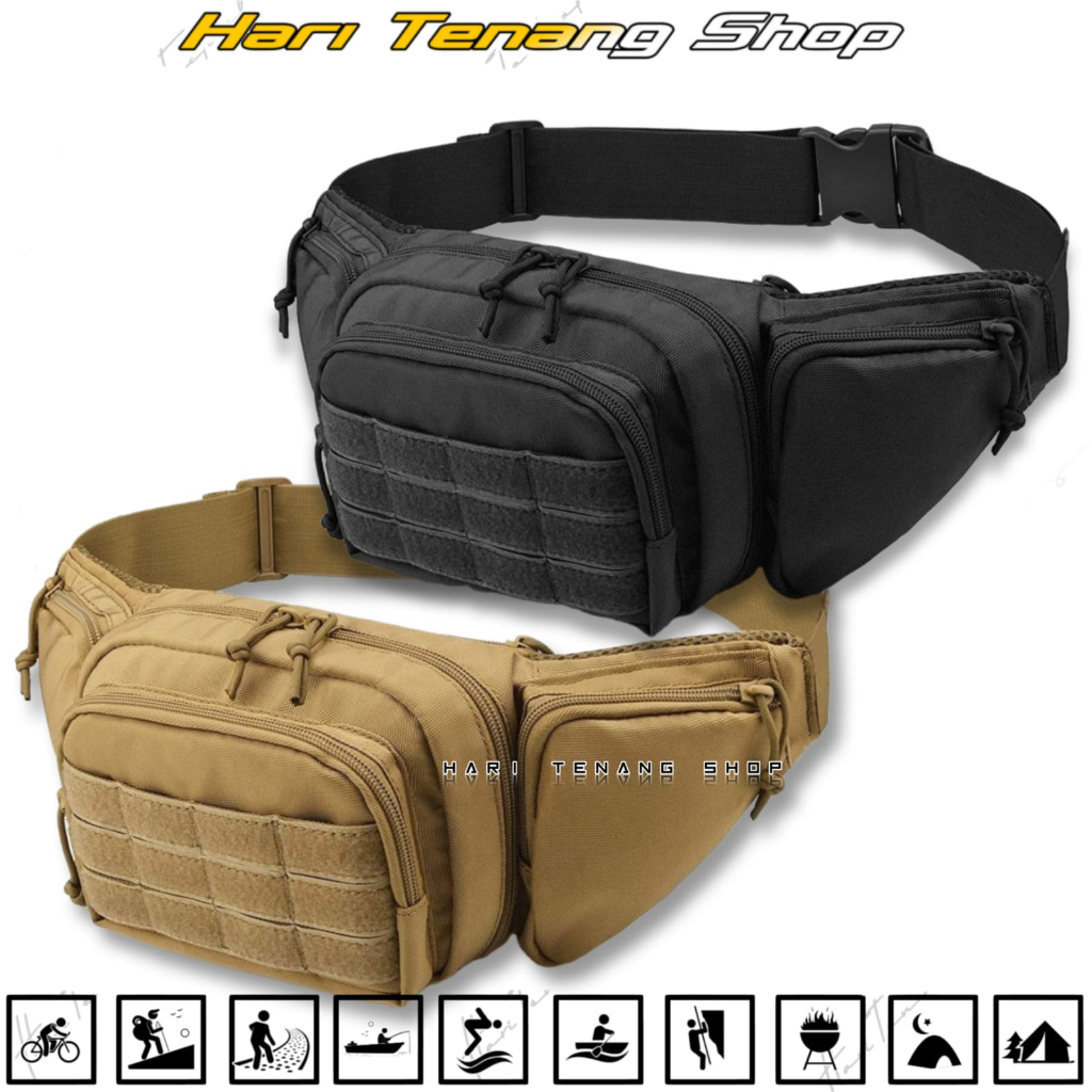 tas selempang pria/tas pinggang pria/tas tactical/tas hp/tas 258
