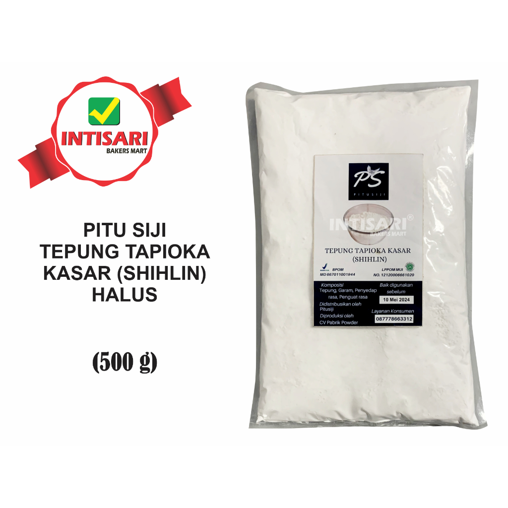 

PITU SIJI TEPUNG TAPIOKA KASAR (SHIHLIN) HALUS 500 G