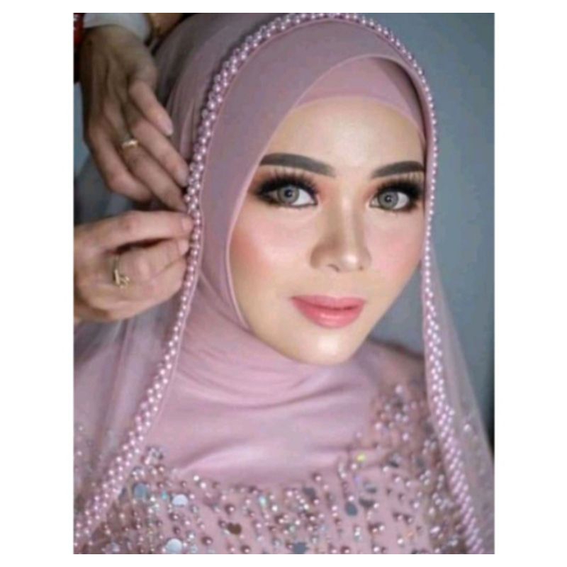 Slayer mutiara Slayer pengantin Slayer wedding Slayer akad Veil mutiara Veil wedding Slayer murah Slayer viral