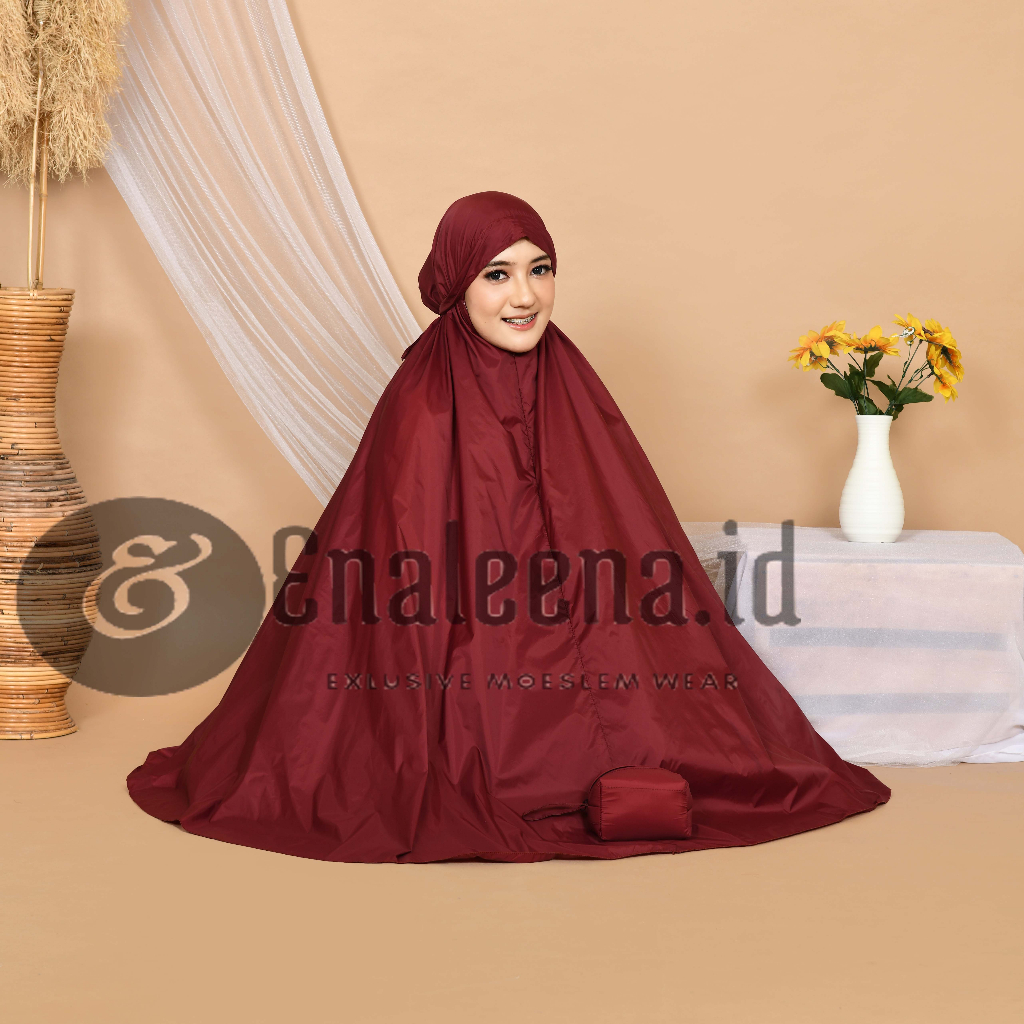 [FREE SEJADAH] Mukena Dewasa Mini Parasut Premium Korea 3in1 Travel