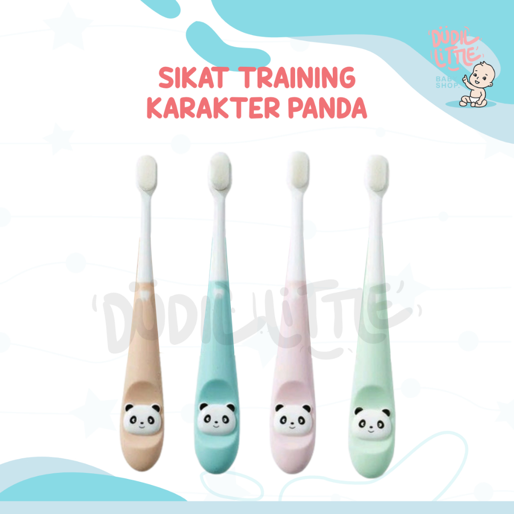 Sikat Gigi Bayi  Silicone Anak Bulu Halus Training Toothbrush