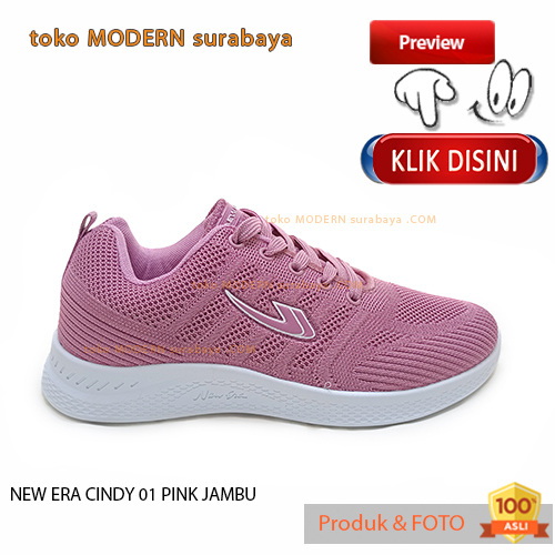 Sepatu wanita sepatu olahraga sneakers tali NEW ERA CINDY 01