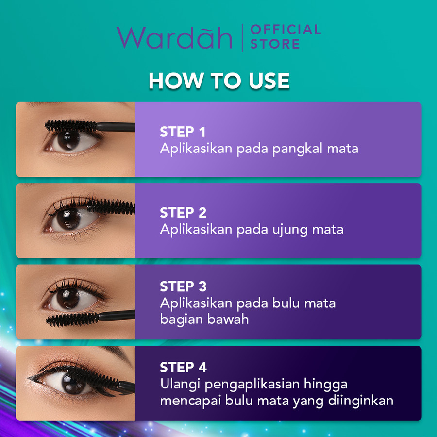 Wardah Eyexpert Aqua Lash Mascara 6g | Maskara