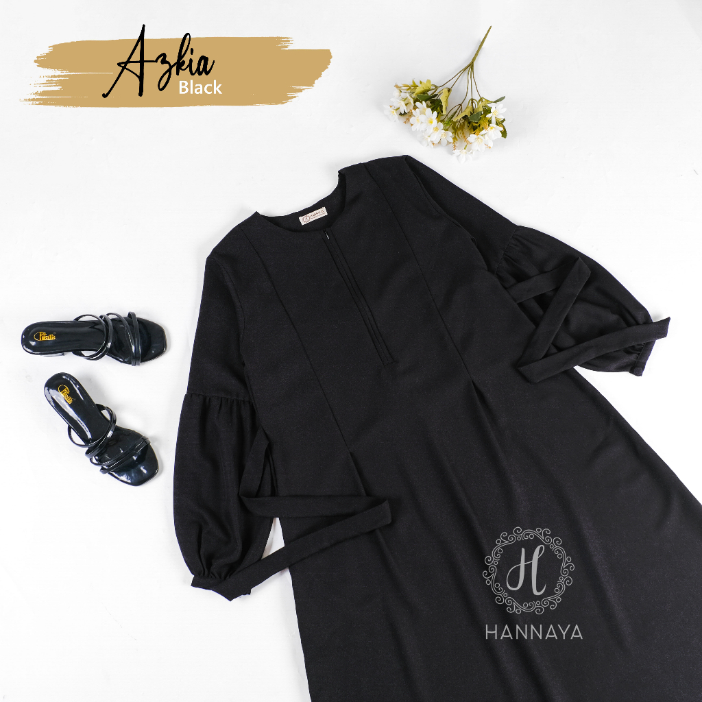 GAMIS TERBARU AZKIA DRESS BY HANNAYA