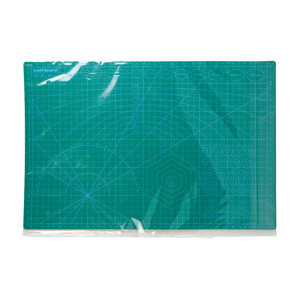 Taffware Alas Potong Work Cutting Mat Pad A3 45 x 30cm - Green