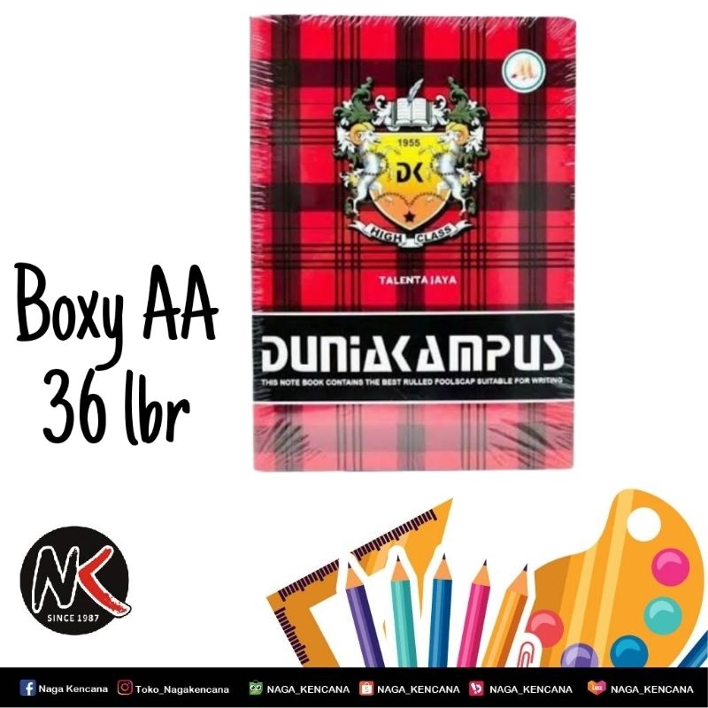 

Buku Tulis AA Boxy Maxi Maxy Campus 36 lbr