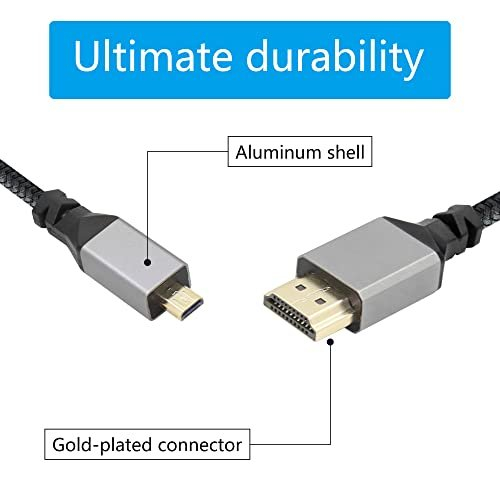 Kabel Micro HDMI to HDMI 2.0 4k UHD High Quality