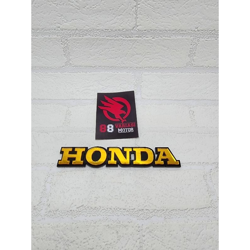 Emblem Akrilik Logo Honda - Emblem Logo Honda free double tape