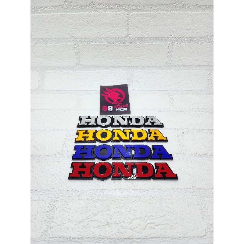 Emblem Akrilik Logo Honda - Emblem Logo Honda free double tape