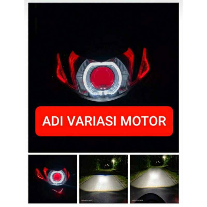HEADLAMP MIO M3 ISI BILED AES TINGGAL PASANG BKN AES JPA VAHID