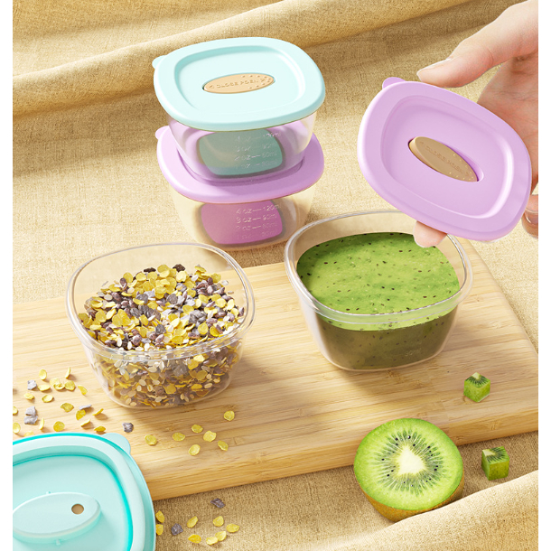 Wadah Penyimpanan Mpasi Makanan Bayi Isi 4pcs Baby Food Container