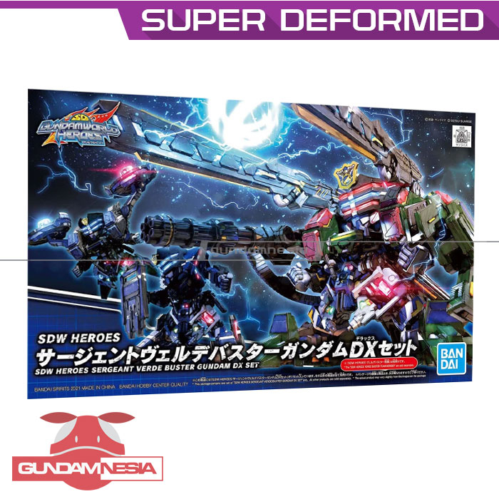 [SD] Sergeant Verde Buster Gundam DX Set (SD World Heroes SDW)