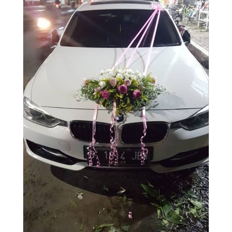 Sewa Bunga Pengantin / Hiasan Mobil Pengantin / Sewa Dekorasi Mobil Pengantin/ Termurah