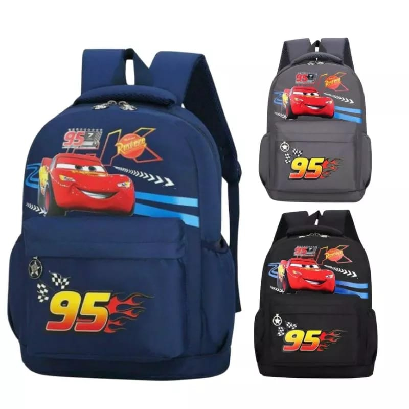 CAR RANSEL ANAK KEKINIAN / TAS RANSEL ANAK CEWE COWO GAMBAR CAR LUCU