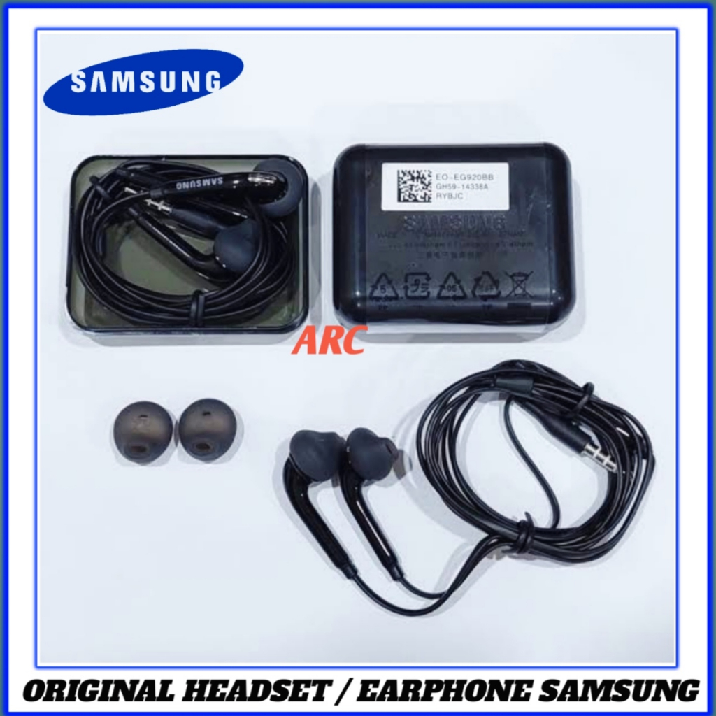 Headset Earphone Samsung Galaxy A71 ORIGINAL 100% SEIN - HITAM/PUTIH
