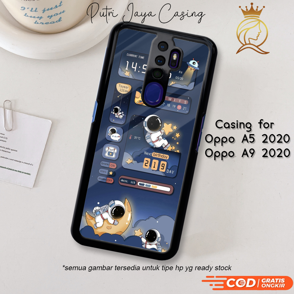 Case Hp Oppo A5 2020 Casing Oppo A5 2020 Motif ASTROCUTE 02 Casing Terbaru Case Karakter Lucu Casing
