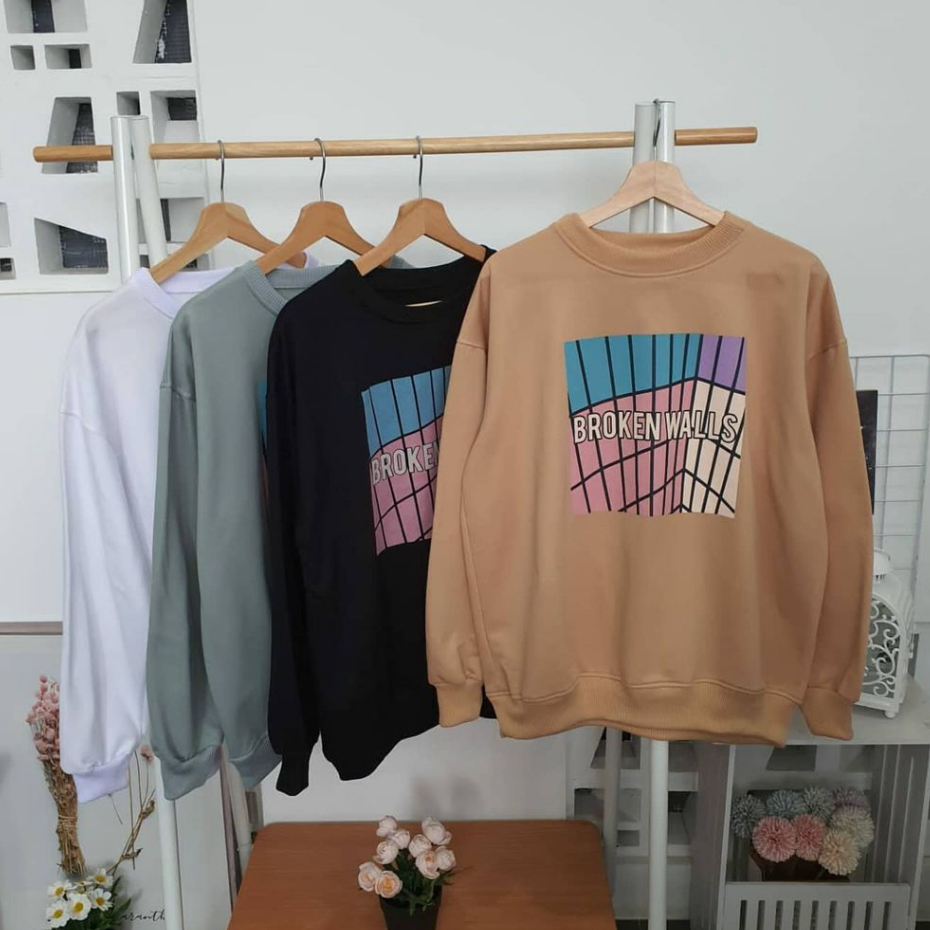 PublicFashion - Broken Wals Sweater - Sweater Pria dan Wanita XXL