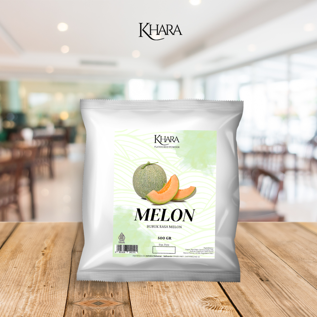 

Bubuk Minuman Rasa Melon 500gr - Khara Melon Flavoured Powder