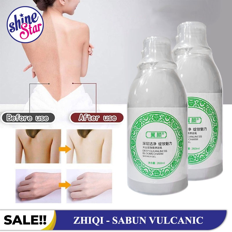 Sabun Lumpur Vulkanik 260 ML - Sabun Pemutih Badan 260 ML - Mergeco Volcanic Mud Bath